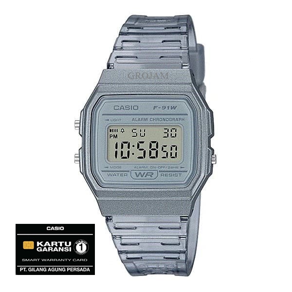 JAM TANGAN CASIO F-91WS-4D F 91WS 4D ORIGINAL RESMI