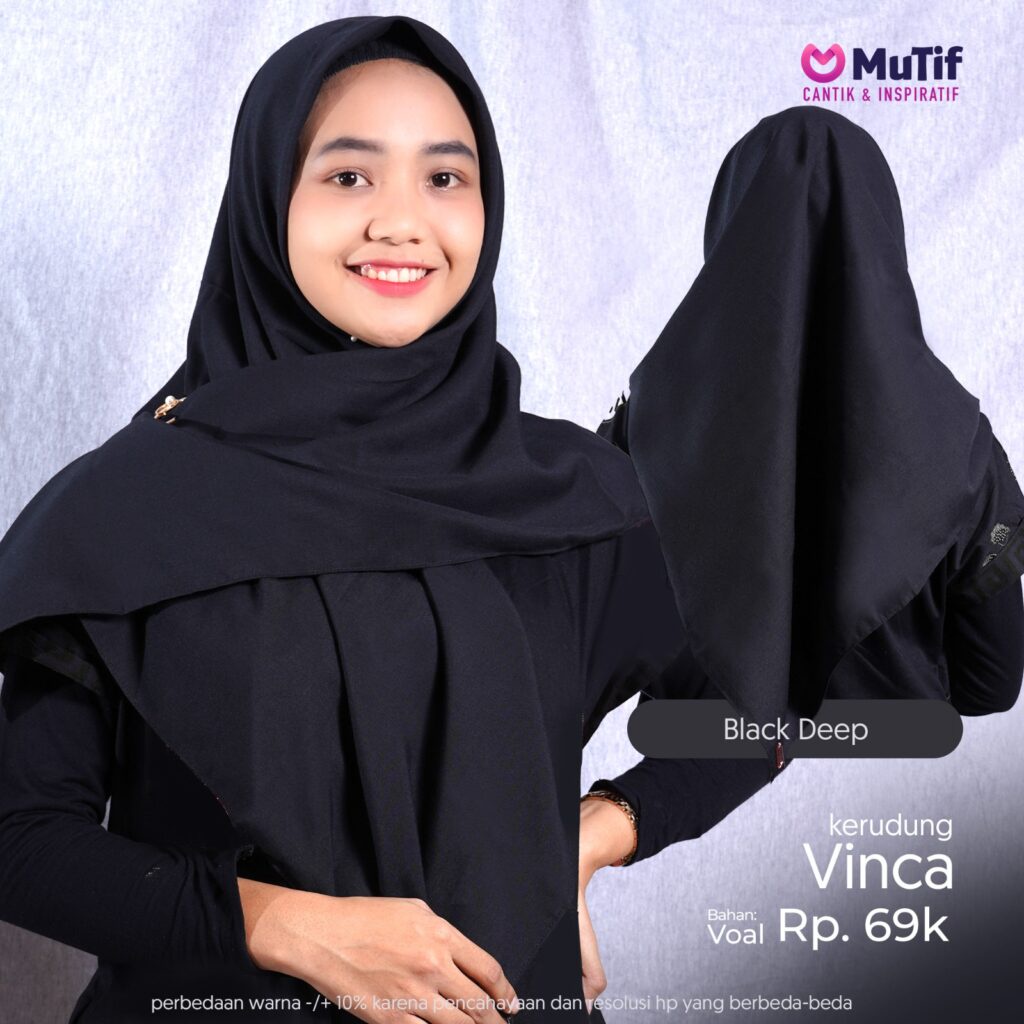 MuTif 100% ORI | Voal KRD Vinca Segi Empat 110 x 110 | Voal MuTif
