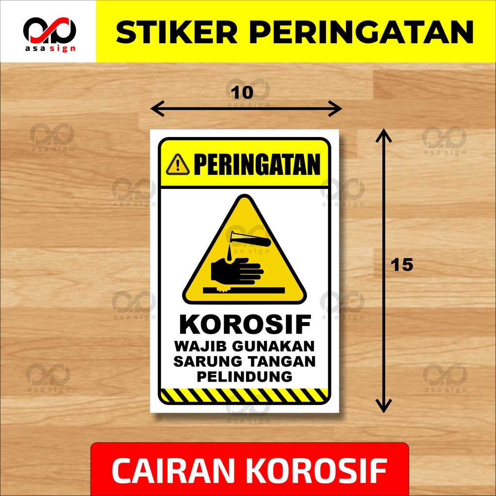 

STIKER AWAS KOROSIF | STIKER PERINGATAN | STIKER KESELAMATAN