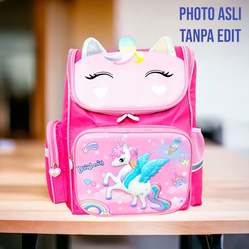NEW TAS RANSEL ANAK SEKOLAH IMPORT SD 3D 00530-00533