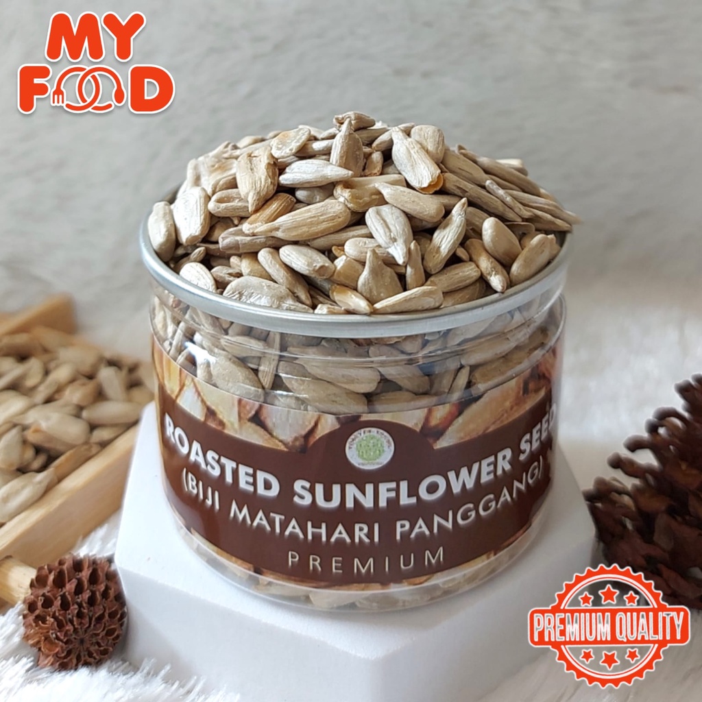 

[Myfoodofficial] - Can Biji Matahari Oven Matang Roasted Sunflower Seeds Kualitas Premium