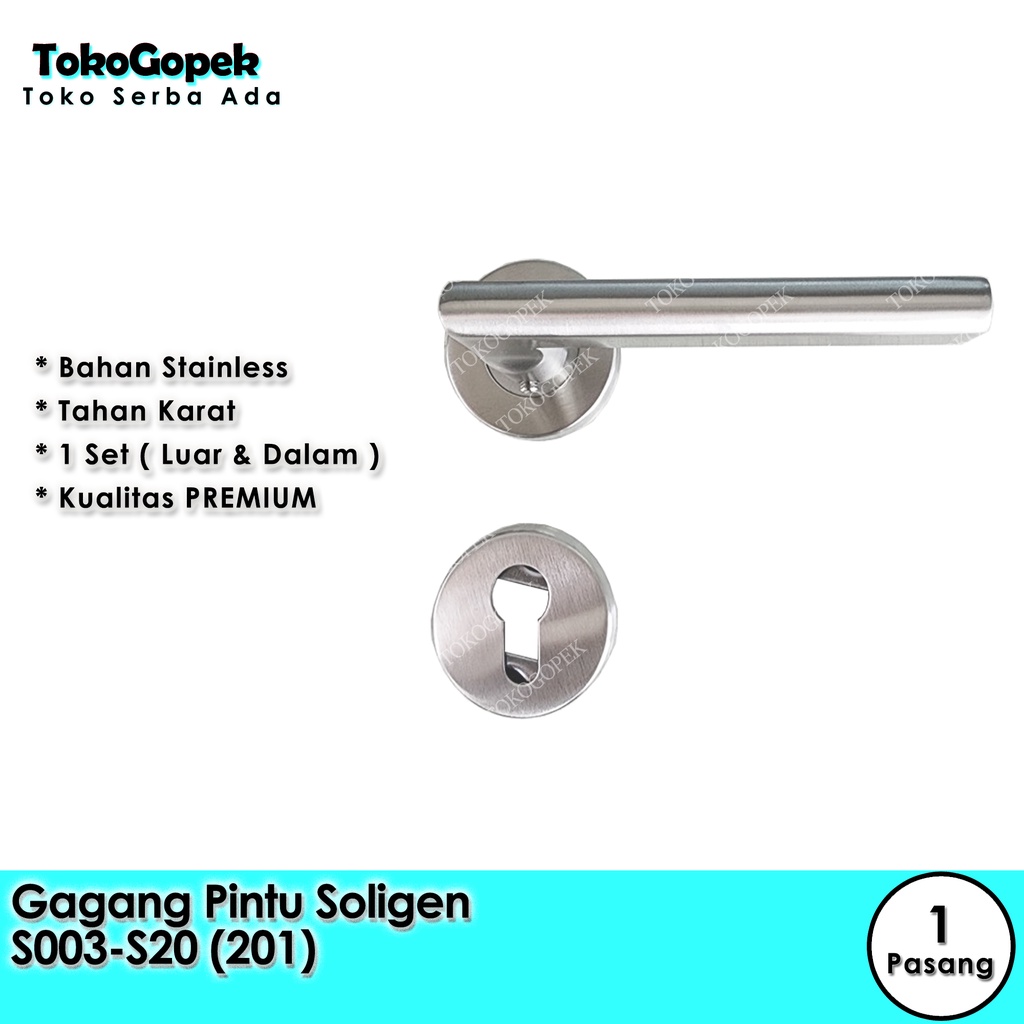 DOOR HANDLE - HANDLE PINTU RUMAH PISAH - GAGANG PINTU STAINLESS