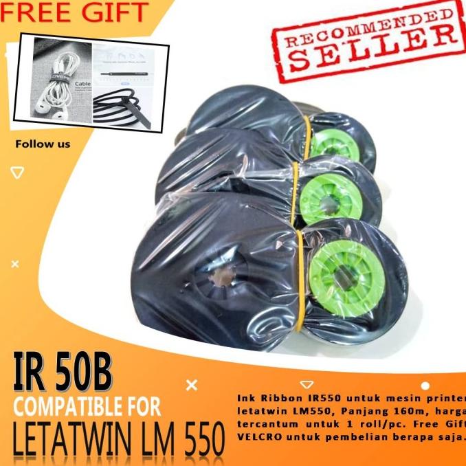 

PITA INK RIBBON IR50B COMPATIBLE FOR LETATWIN LM 550 A