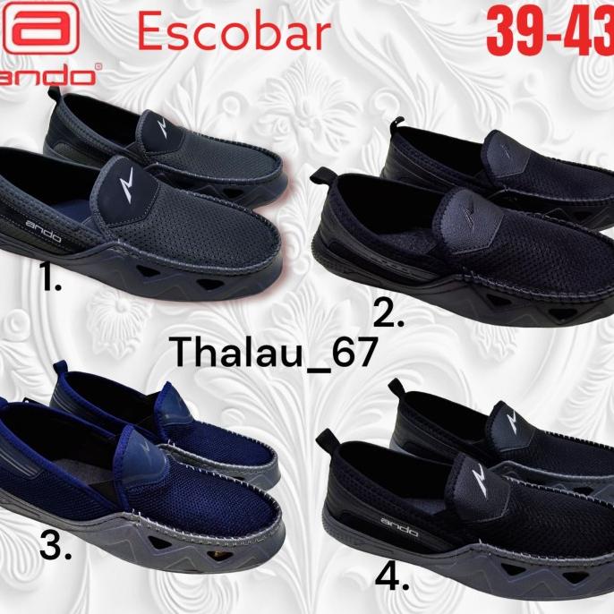 SEPATU ANDO ESCOBAR SEPATU SLIP ON PRIA TERBARU..