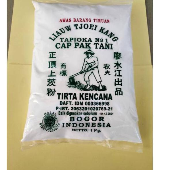 

Bisa Cod - Tepung Sagu / Tapioka cap PAK TANI ( LIAUW TJOEI KANG) 1 Kg Big Sale