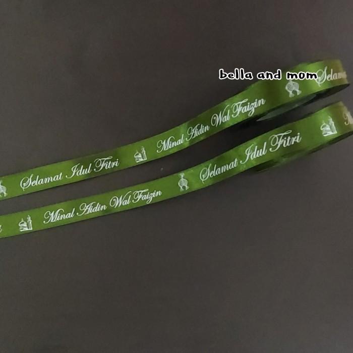 

Pita Hijau Lumut Lebaran Idul Fitri Pita Satin Pita Hampers 2 Cm 1Inch 053
