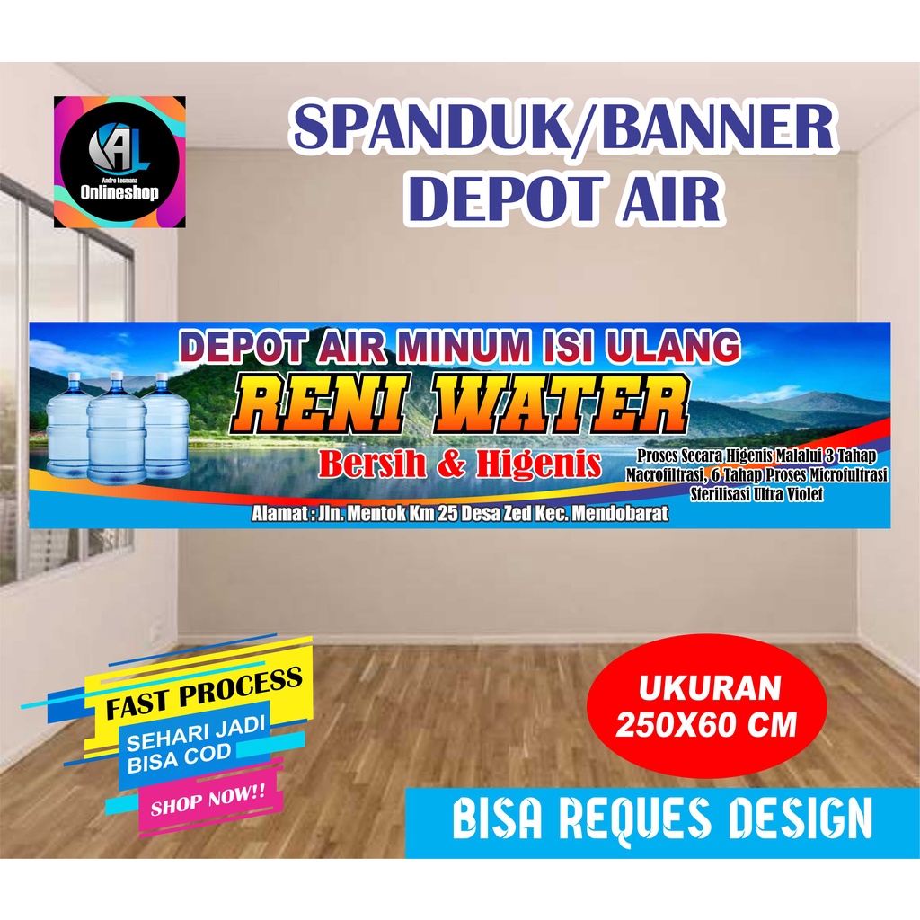 Spanduk Banner Depot Air Isi Ulang