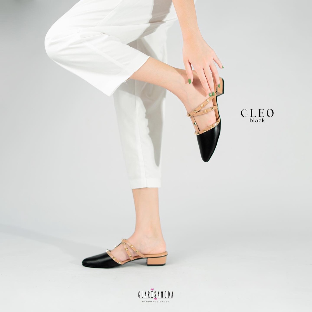 GLARISAMODA Cleo Heels 3cm Mules sandal empuk