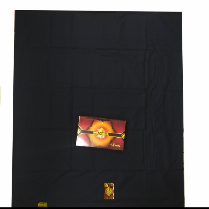 sarung wadimor hitam polos tanpa tumpal (G4D9) Sajadah Saku Free Tasbih Haji Sajadah Lipat Sajadah T