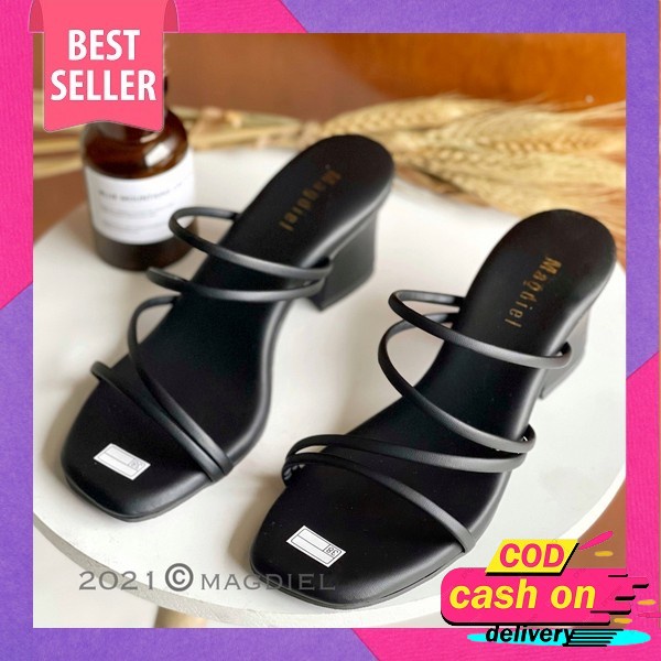 Monza Series Flat Dan Hight Hils 3Cm Dianarestu (Ready) Br712 High Heels Hak Tahu Landis Sandal Heel