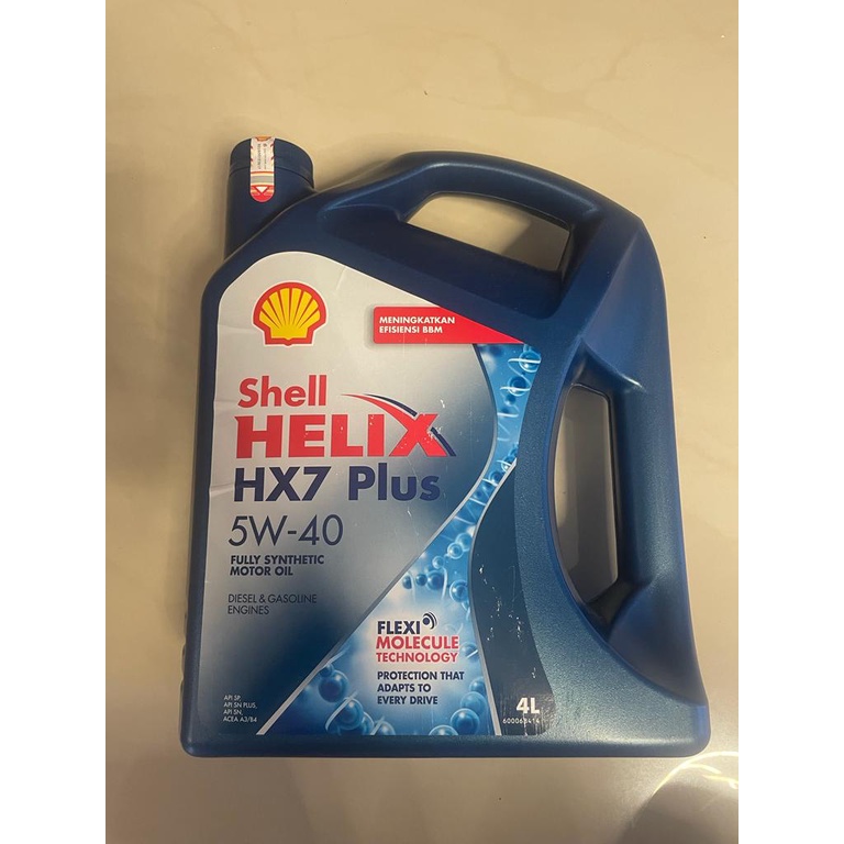 oli shell helix hx7 5w 40 4 liter ORIGINAL 100PERSEN HX7