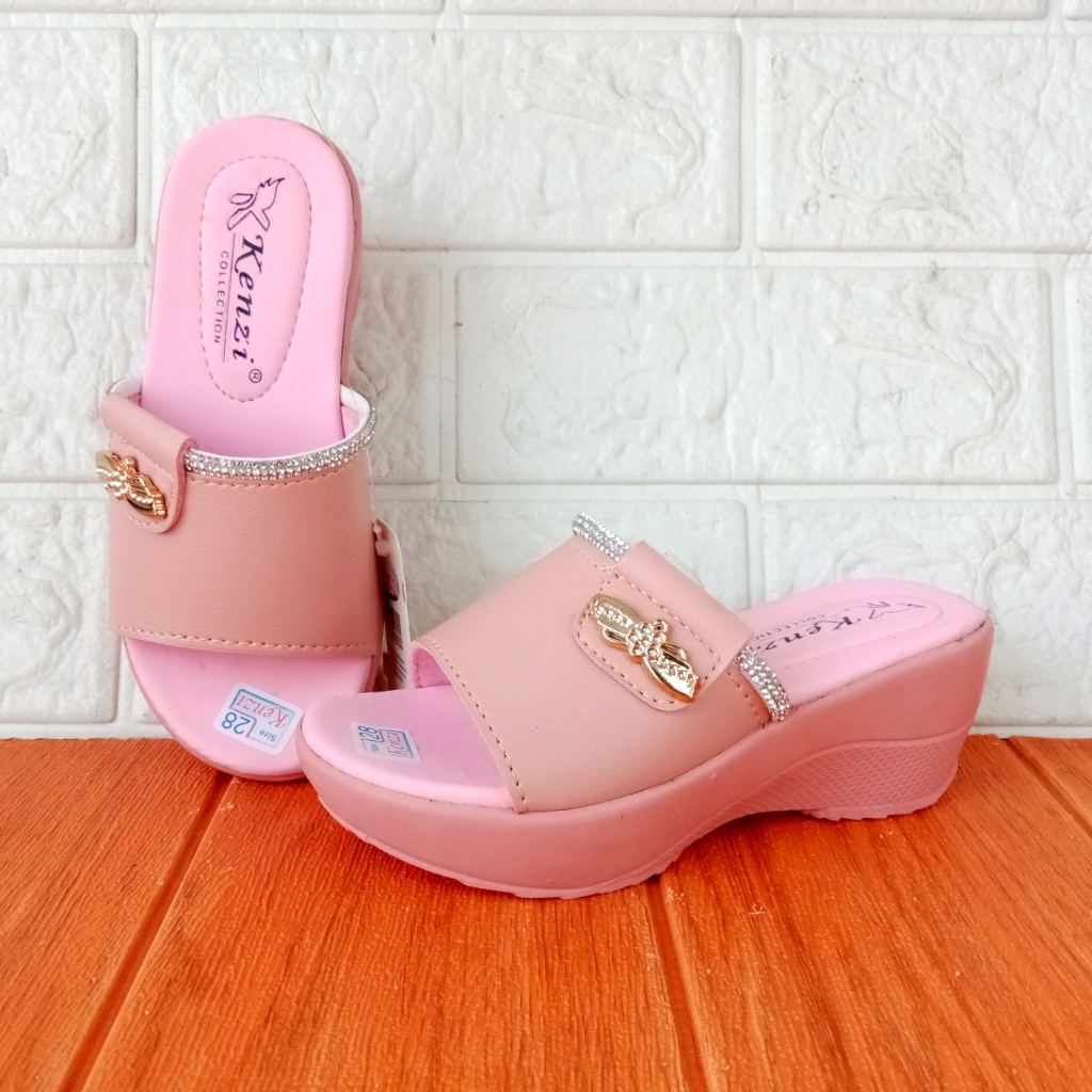 Sandal Selop Anak Kenzi Permata Size 26-35 Salem