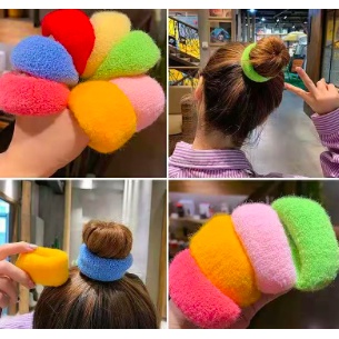 ❤LOLA❤ IKAT RAMBUT DONAT BESAR | IKAT DONAT BESAR - KUNCIRAN RAMBUT DONAT PONYTAIL