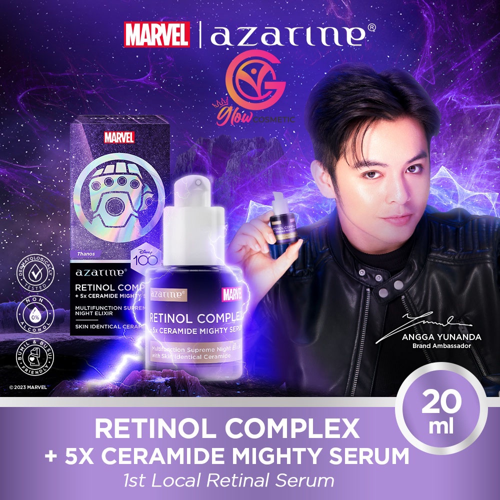 AZARINE X MARVEL RETINOL COMPLEX + 5x CERAMIDE MIGHTY SERUM