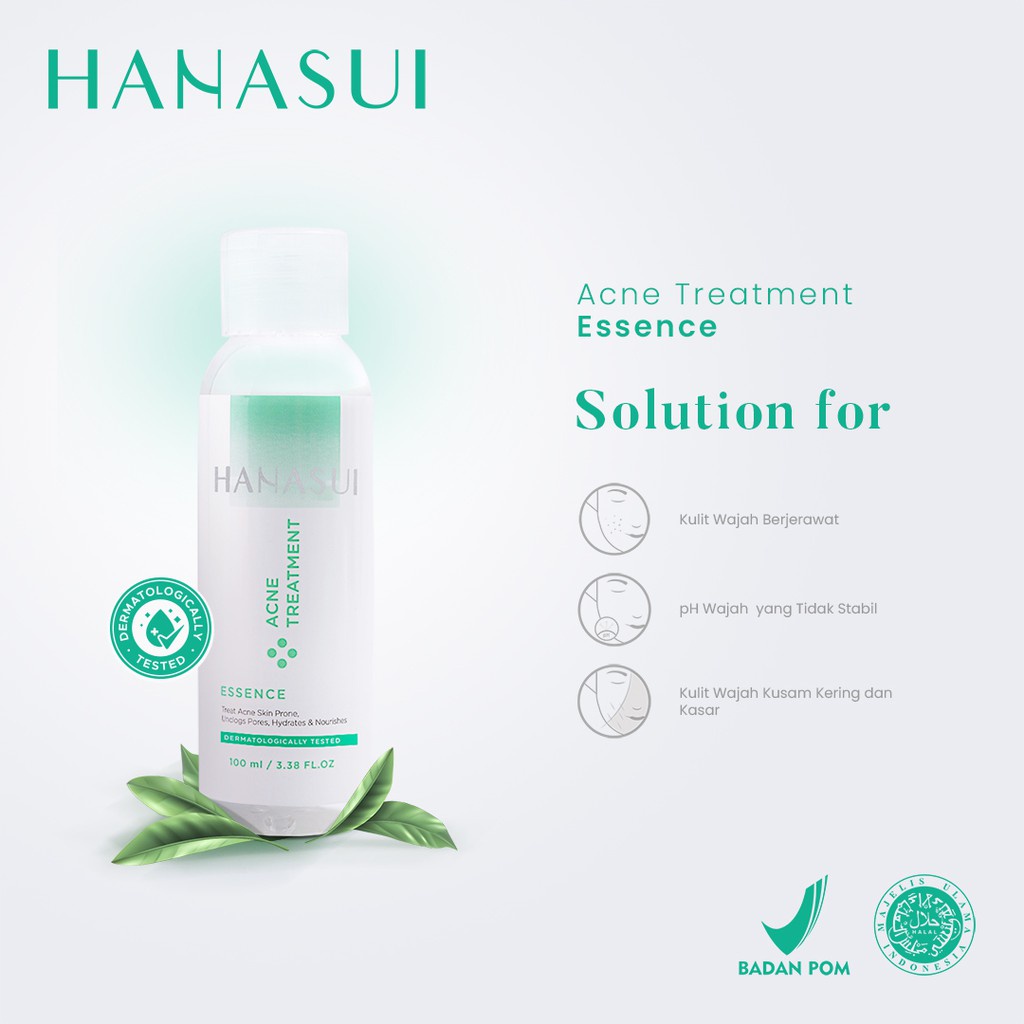 Hanasui Acne Treatment Power Essence 100ml BPOM