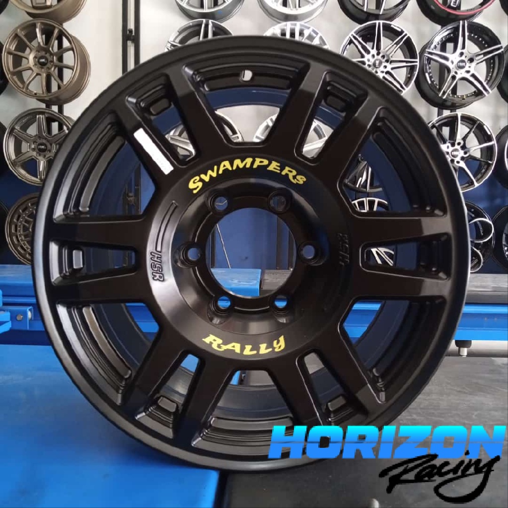 velg mobil ring 16 offroad  terbaru lubang 6 hsr Swampers