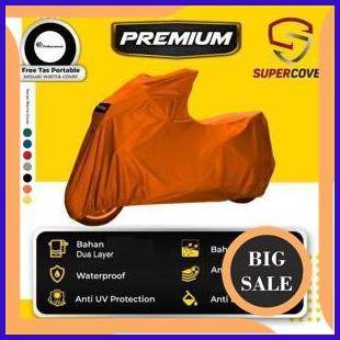 SARUNG MOTOR SUPER COVER PREMIUM Honda CB150R ExMotion  Orange 1M4R23 parts