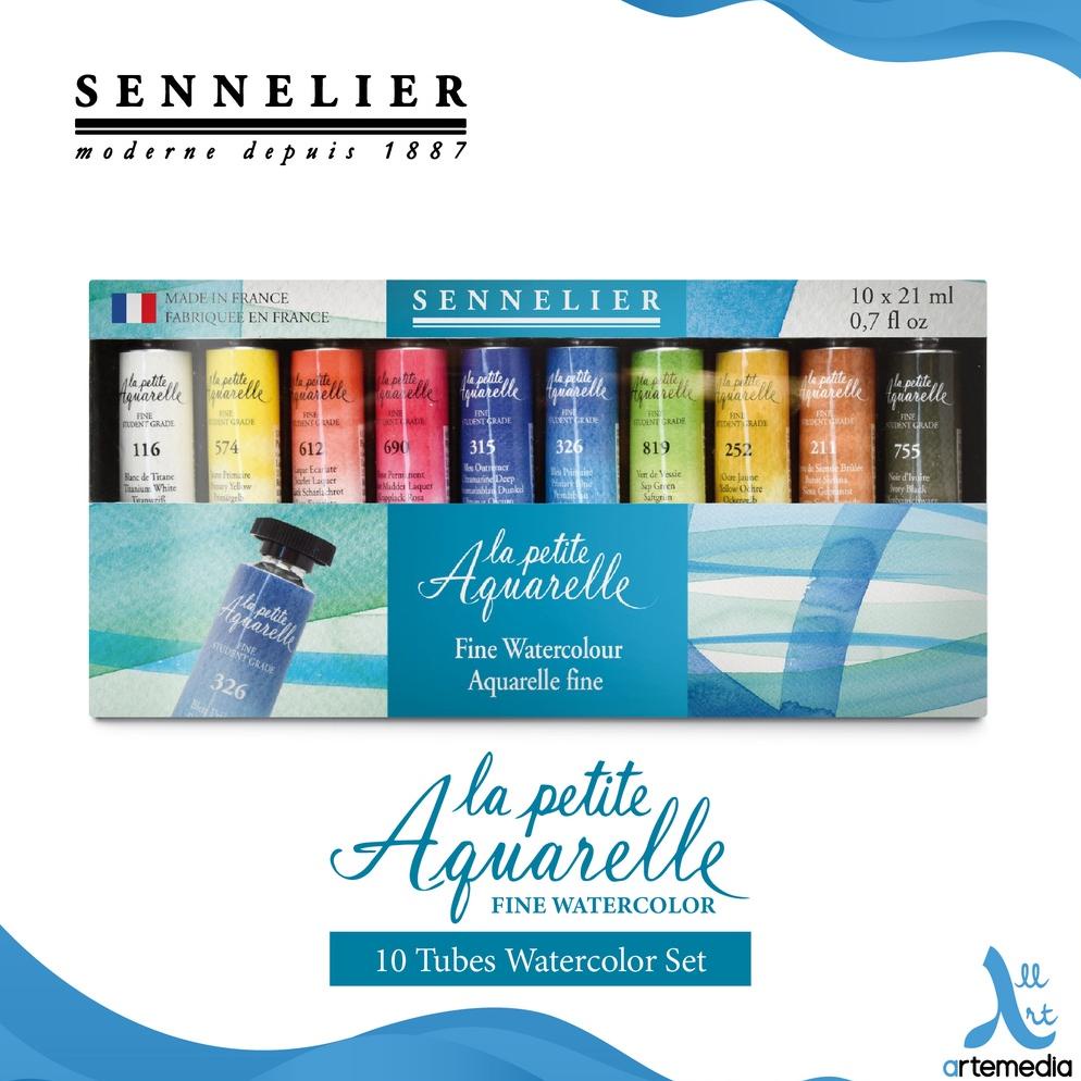 

Cat Air Sennelier La Petite Aquarelle 10x21ml Tube Watercolor Set