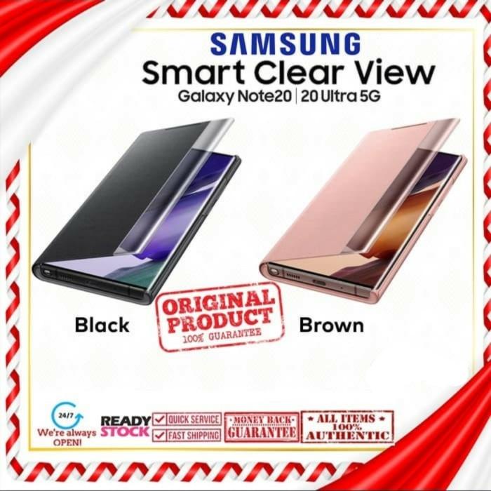 LED Flip Cover Clear View Case Samsung Galaxy Note 20 / Ultra Original