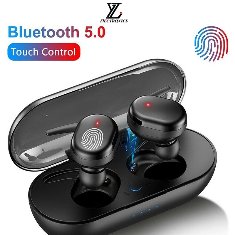 YZ Headset Bluetooth TWS EARPHONE X37-C Digital Indicator V5.1 BLUETOOTH Wireless Mega Bass Headphones Gaming Super Sports