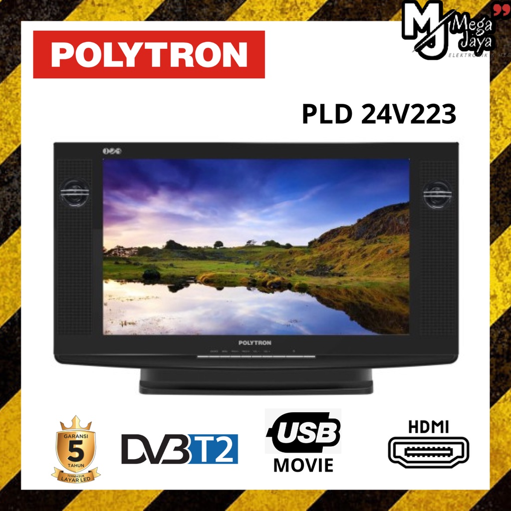 TV POLYTRON PLD 24V223 TABUNG DIGITAL / TV TABUNG POLYTRON 24V223 DIGITAL
