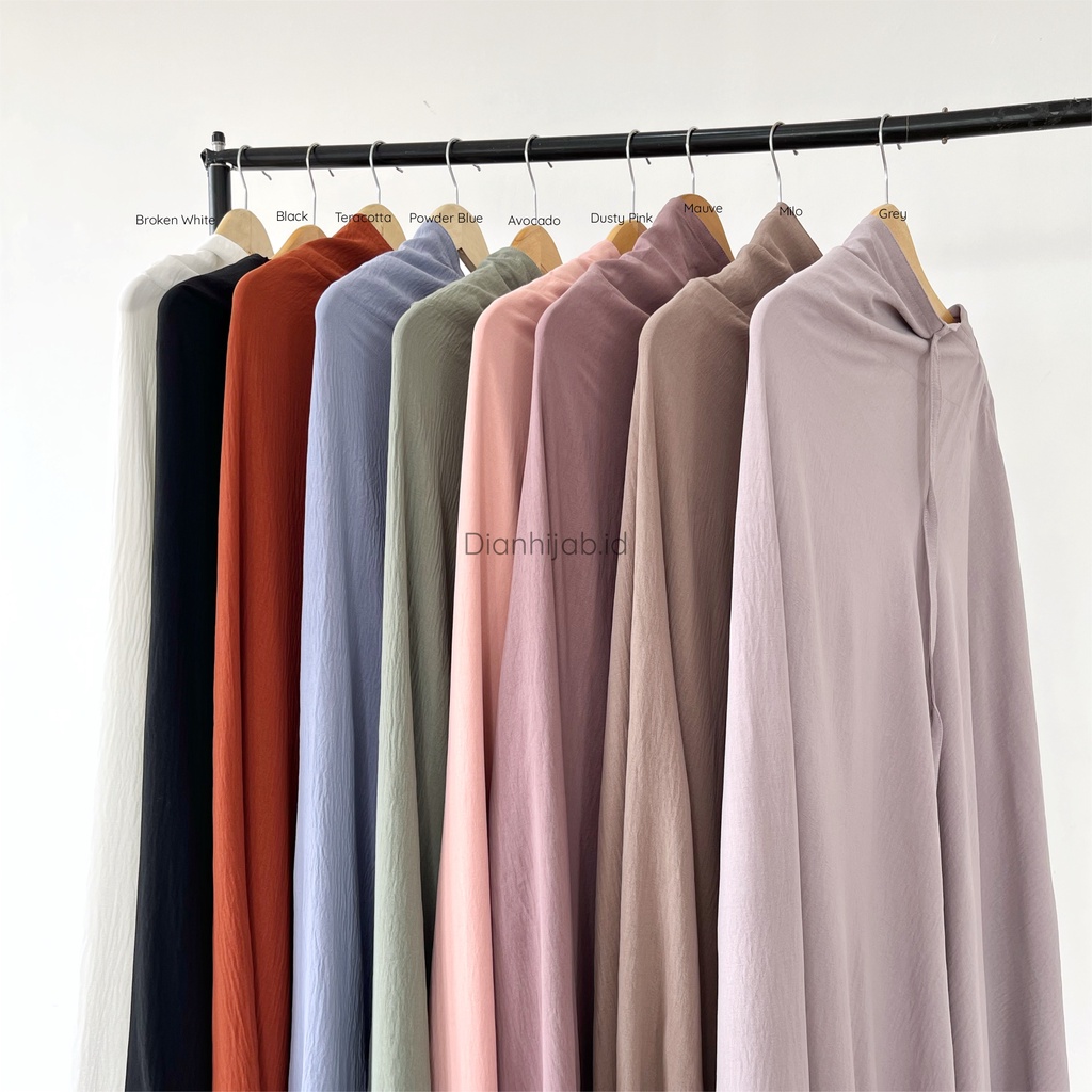 Mukena Dewasa Anisa by Dianhijab.id - Bahan Airflow Crincle Premium Mukena Travel Dewasa Jumbo Adem Nyaman Dipakai - Bisa Cod