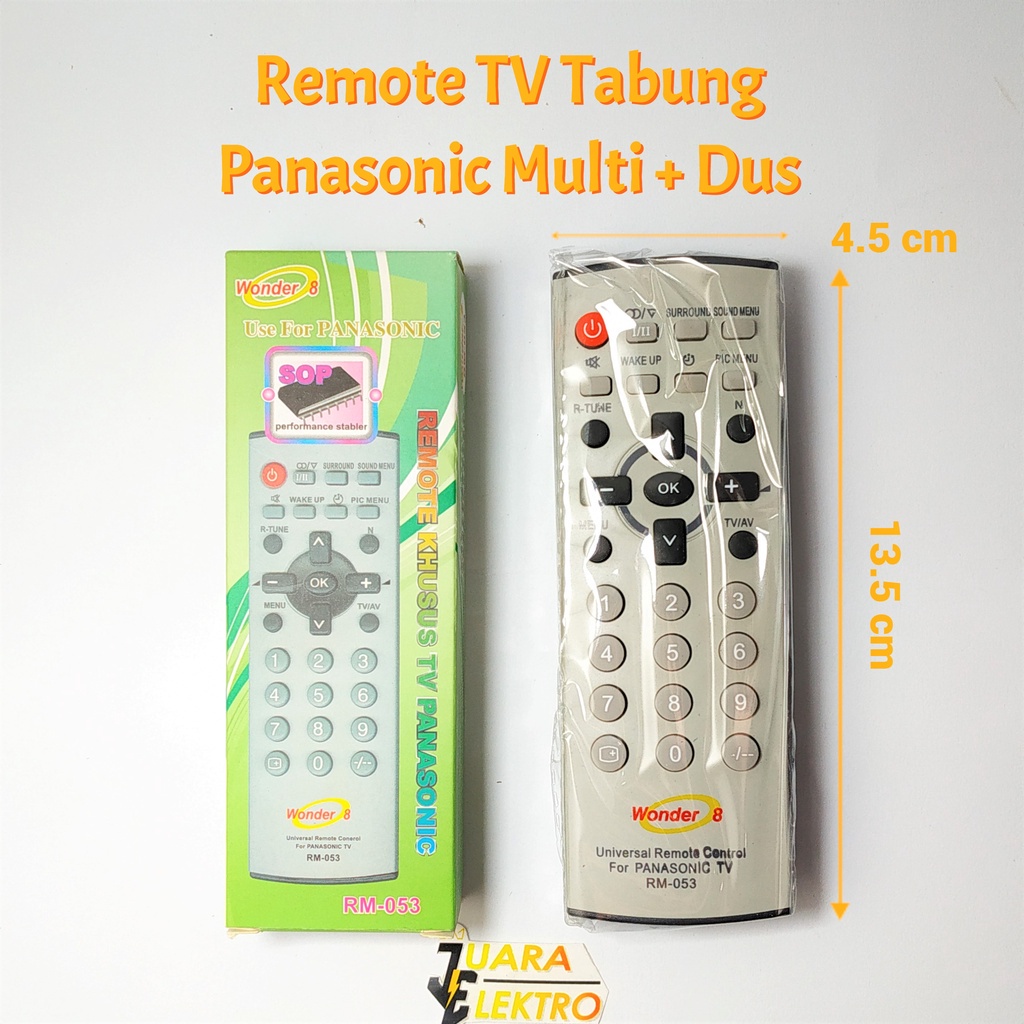 Remote TV Tabung Panasonic Multi + Dus