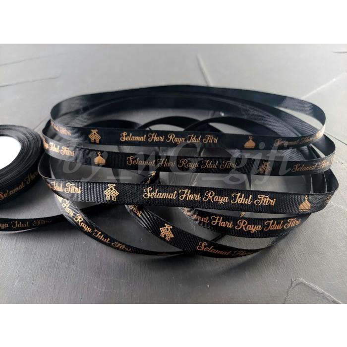 

Pita Idul Fitri-Gross Grain-Hitam ;Motif A Lebar 1.2Cm;Panjang 20 Yard 085