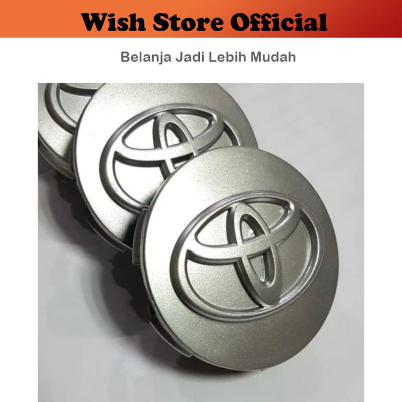 Tutup Wheel Dop Lubang Tengah Velg Roda Ban Cover All New Avanza 2012 2013 2014 2015