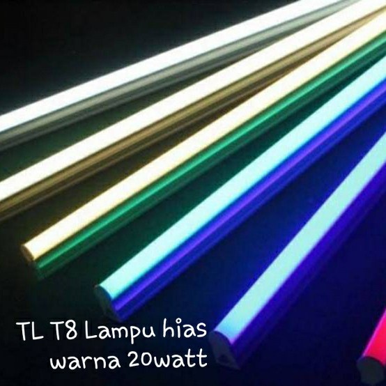 Lampu Hias TL T8 20 watt / Lampu Ikan aquarium Lemari Kamar Cafe