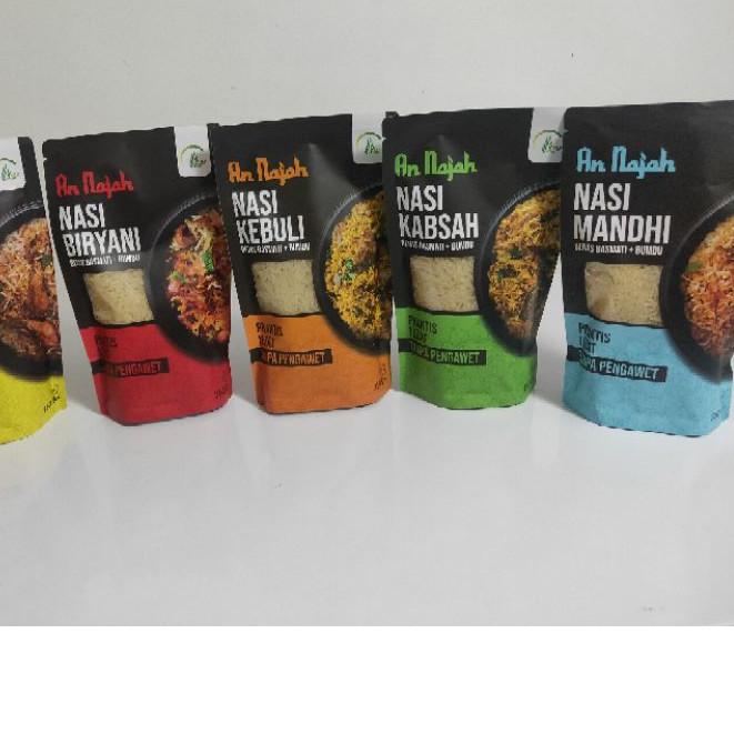 

◄ AN NAJAH BERAS BASMATI BUMBU INSTAN ARAB Biryani Mandhi Kabsah Bukhori Kebuli ➭