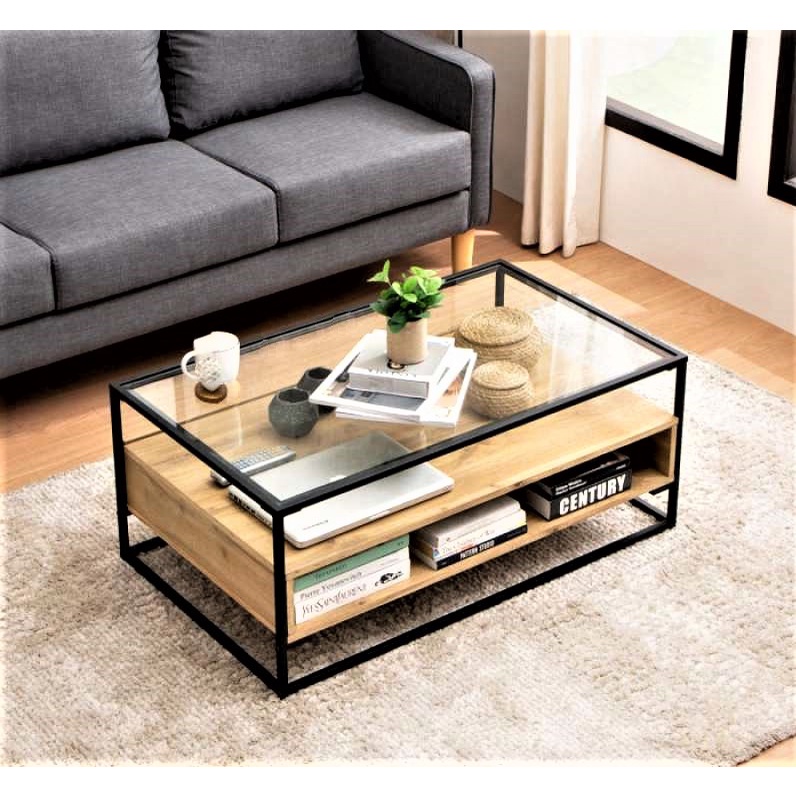 Meja Tamu Kaca | Meja Sofa | Coffee Table MEJA MAKAN, MEJA MINIMALIS, GAMING DESAIN, meja komputer, 
