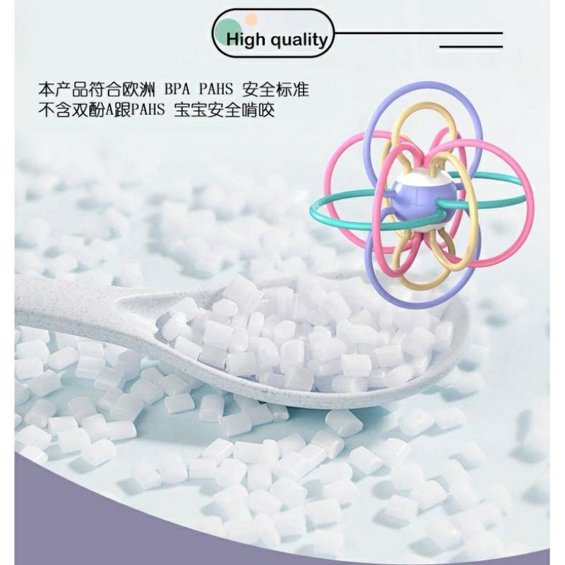 Rattle Teether Bayi / Mainan Gigitan Bayi Bpa Free