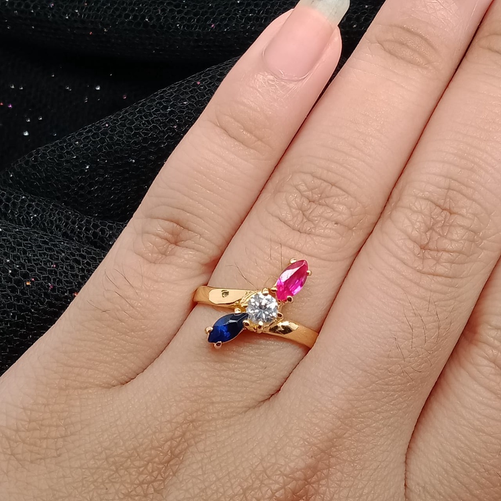 Cincin Emas 17K - 3.4 Gr Kadar 750 - 4398