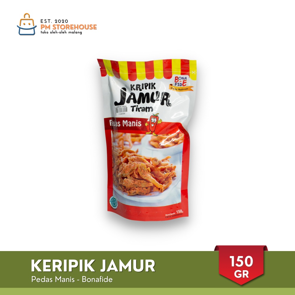 Keripik Jamur Tiram Crispy - Bonafide