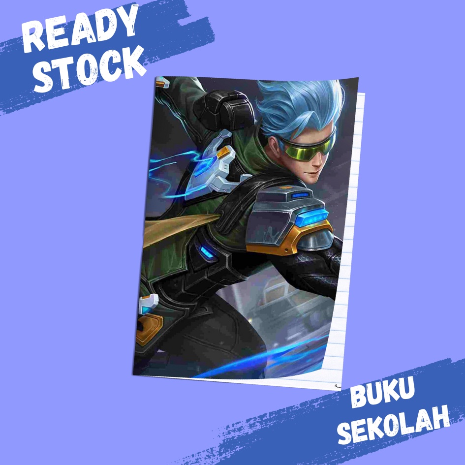 Buku Tulis Sekolah / Buku Tulis Aesthetic / Buku Sekolah Tema MOBILE LEGEND