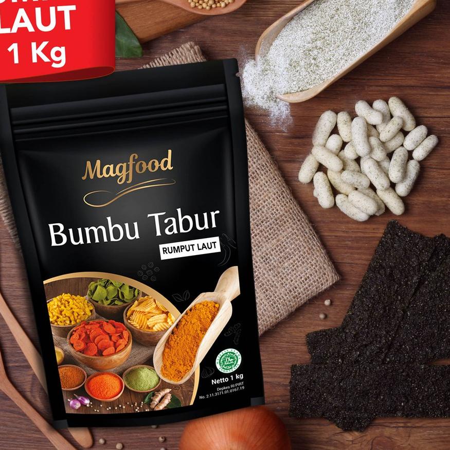 

❅ Magfood Bumbu Tabur Rumput Laut 1 Kg ♞