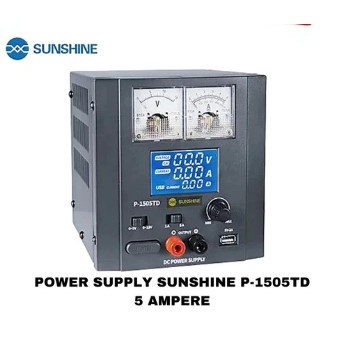 POWER SUPPLY SUNSHINE P-1505TD/P-1505TA DIGITAL 5 AMPER