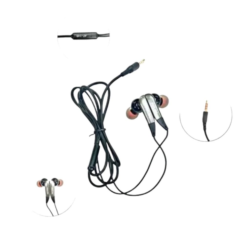 Headset Philips LEVEL-U AT-145 Earphone Super Bass Stereo MAGNETIC