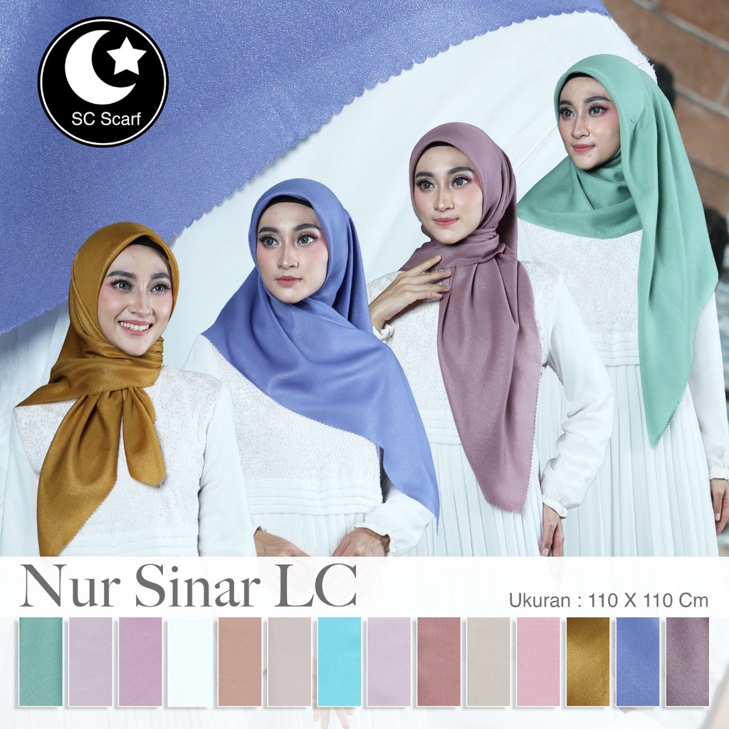 Jilbab Segi Empat Nur Sinar