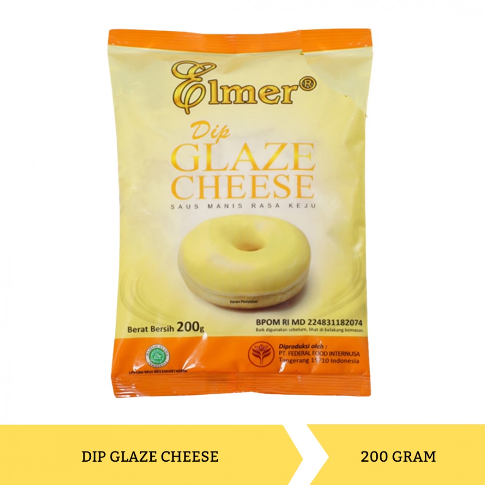

Elmer Dip Glaze Cheese Kemasan 200 gr