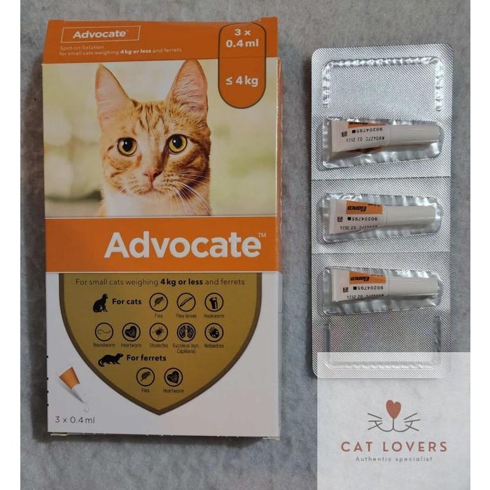 ADVOCATE KUCING - OBAT KUTU KUCING