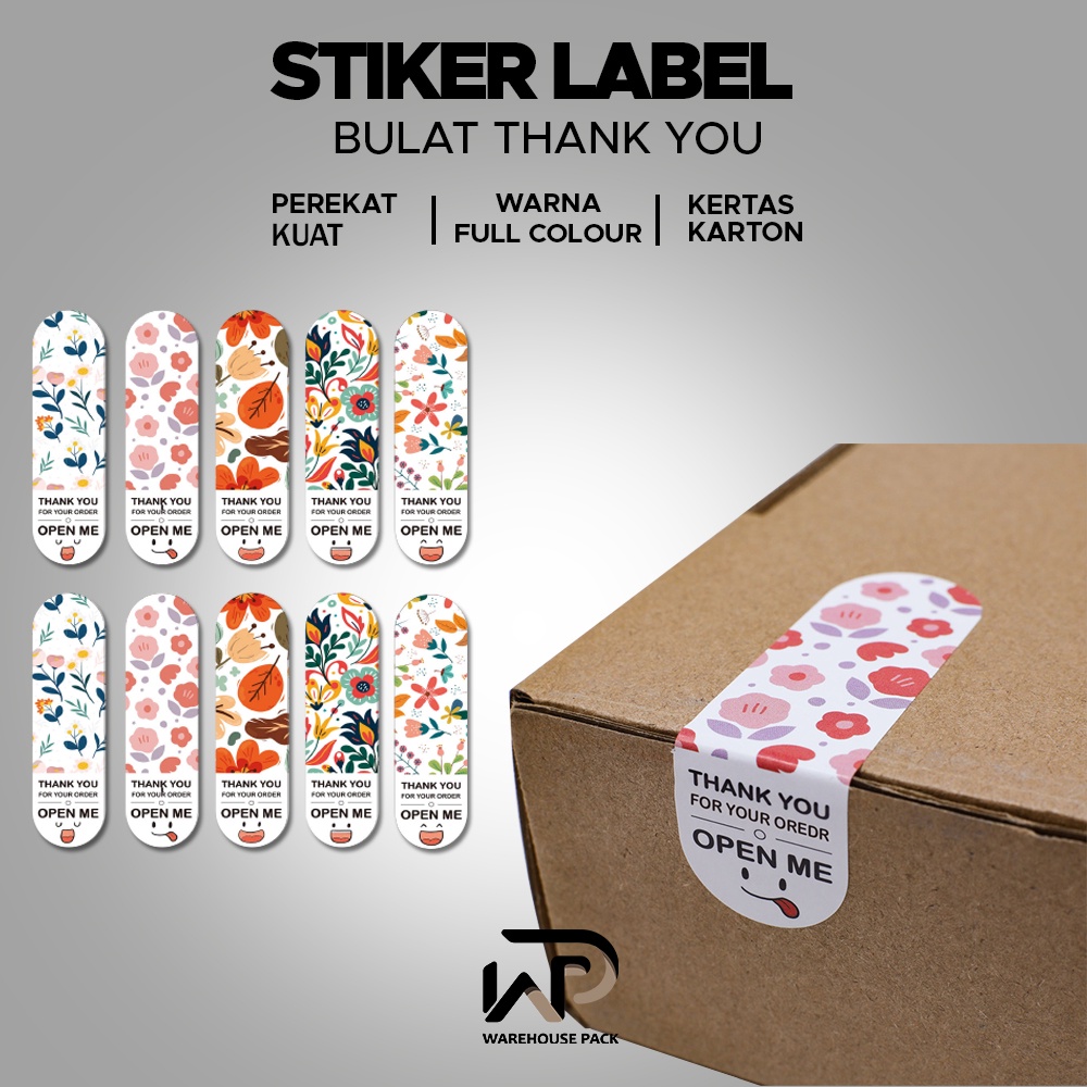 

Stiker Label Bulat Open Me Thank You For Order | Stiker Penutup Kardus Online Shop | Stiker Penyegel Kemasan | Seal Tag