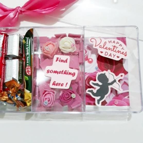 

➮ Valentine Chocolate 'Surprise' Gift Box 2 / Hadiah Cokelat Valentine Unik Pacar dan Teman ➤