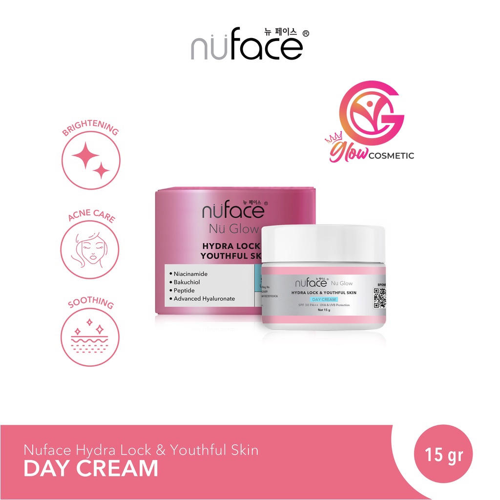 NU FACE HYDRA LOCK &amp; YOUTHFUL SKIN DAY CREAM 15 g