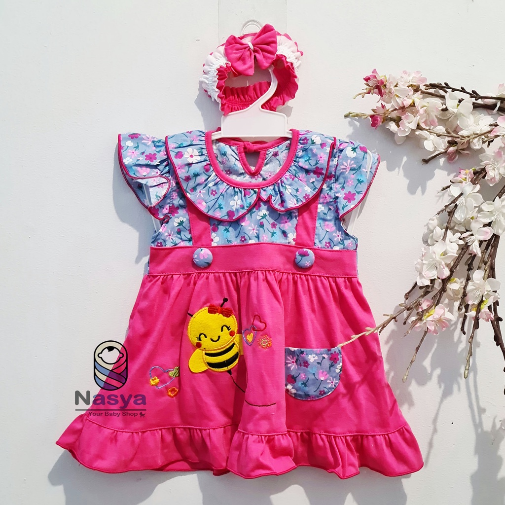 [P-059] Dress Bayi Perempuan MURAH Terbaru (usia 0-6 bulan)