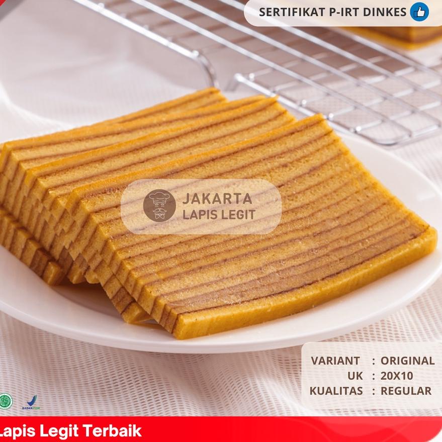 

☟ KUE LAPIS LEGIT Original Wisman 100% Halal 20*10 Regular ✵