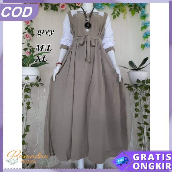 Gsmia Wamita Busui Gamid Sanita Muslim Polos Gamiz Mewah Lebaran 2023 Gami Qanita Atassan Paksian Ba