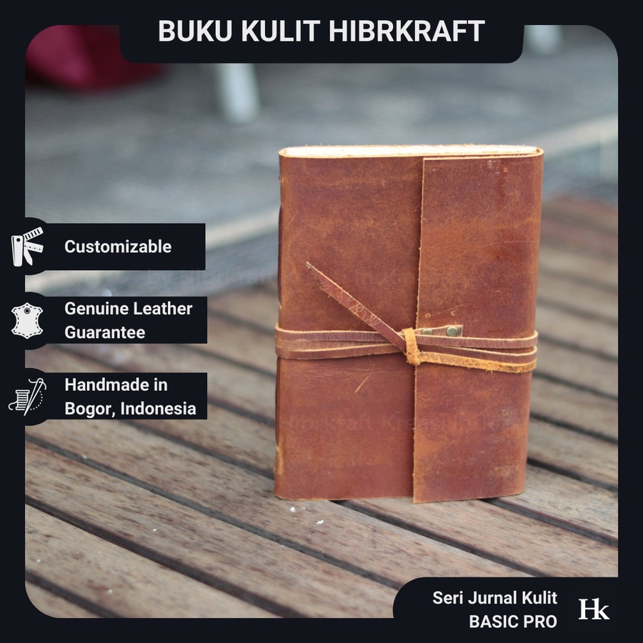 

BUKU JURNAL KULIT EKSKLUSIF HIBRKRAFT - BASIC PRO LARGE