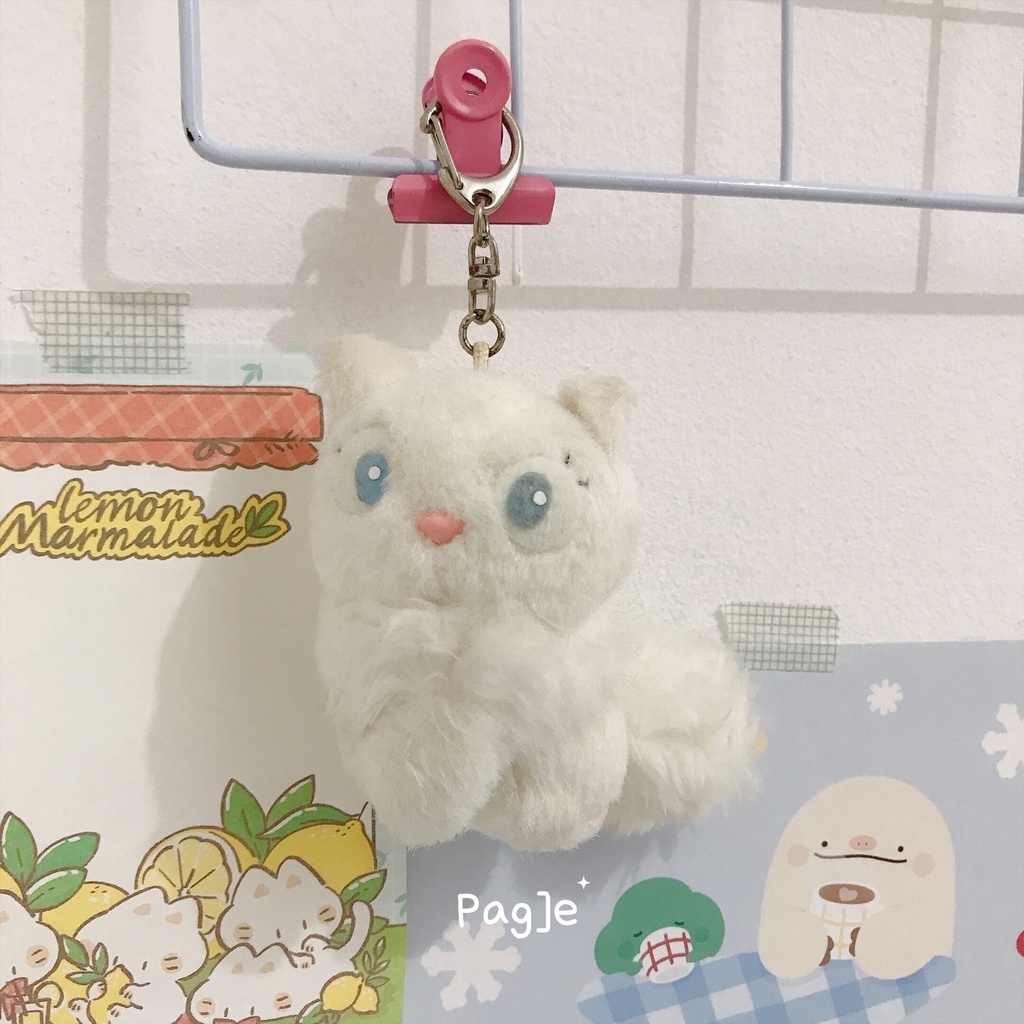 Lily White Cat, Jiji Cat Kiki's Delivery Girlfriend Studio Ghibli [Preloved, Cut Brand, Minor Minus]